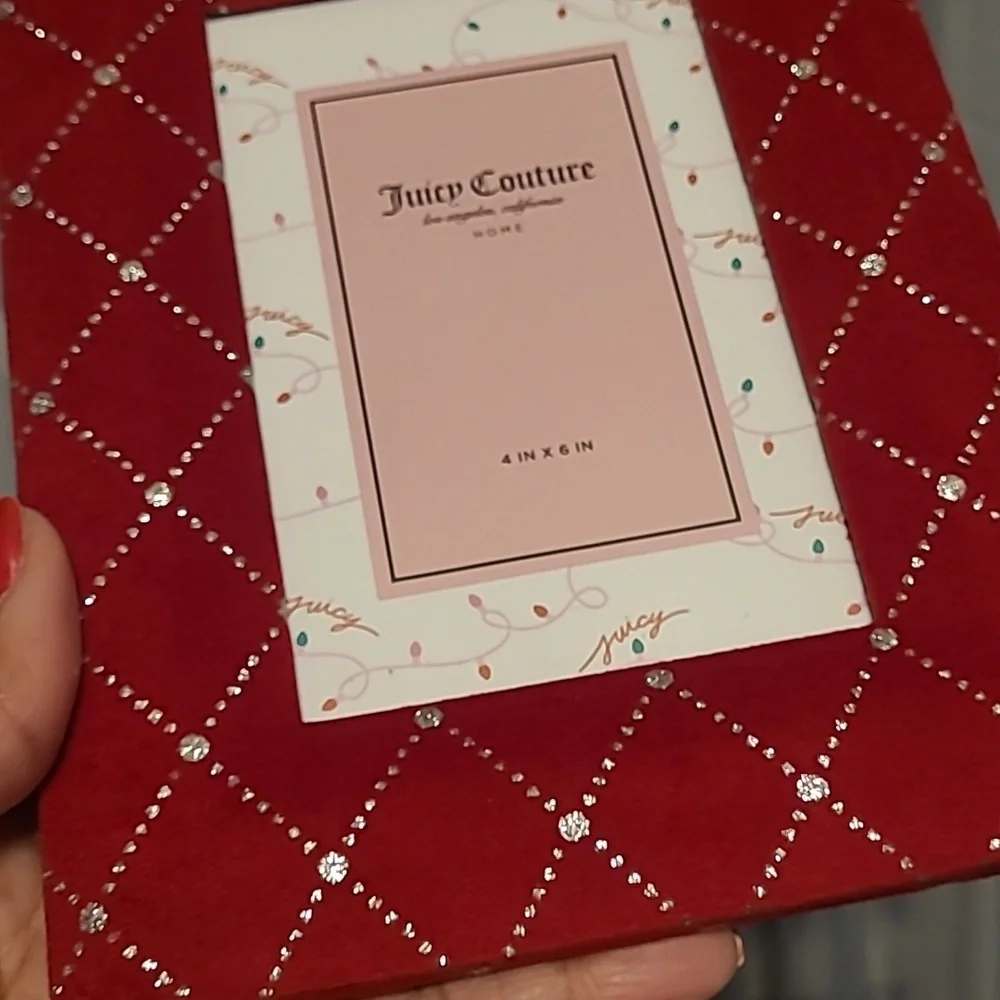 Juicy Couture Red Photo Frame - 4x6